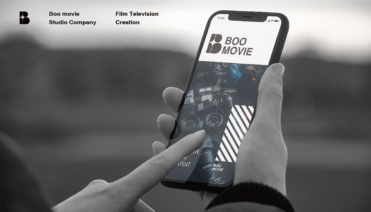 BOO MOVIE | 不木影视品牌形象设计（图ZMzM4NDE0MDAw） - 品牌 - 站酷设计师爱吃面包的鱼原创素材 - 站酷ZCOOL