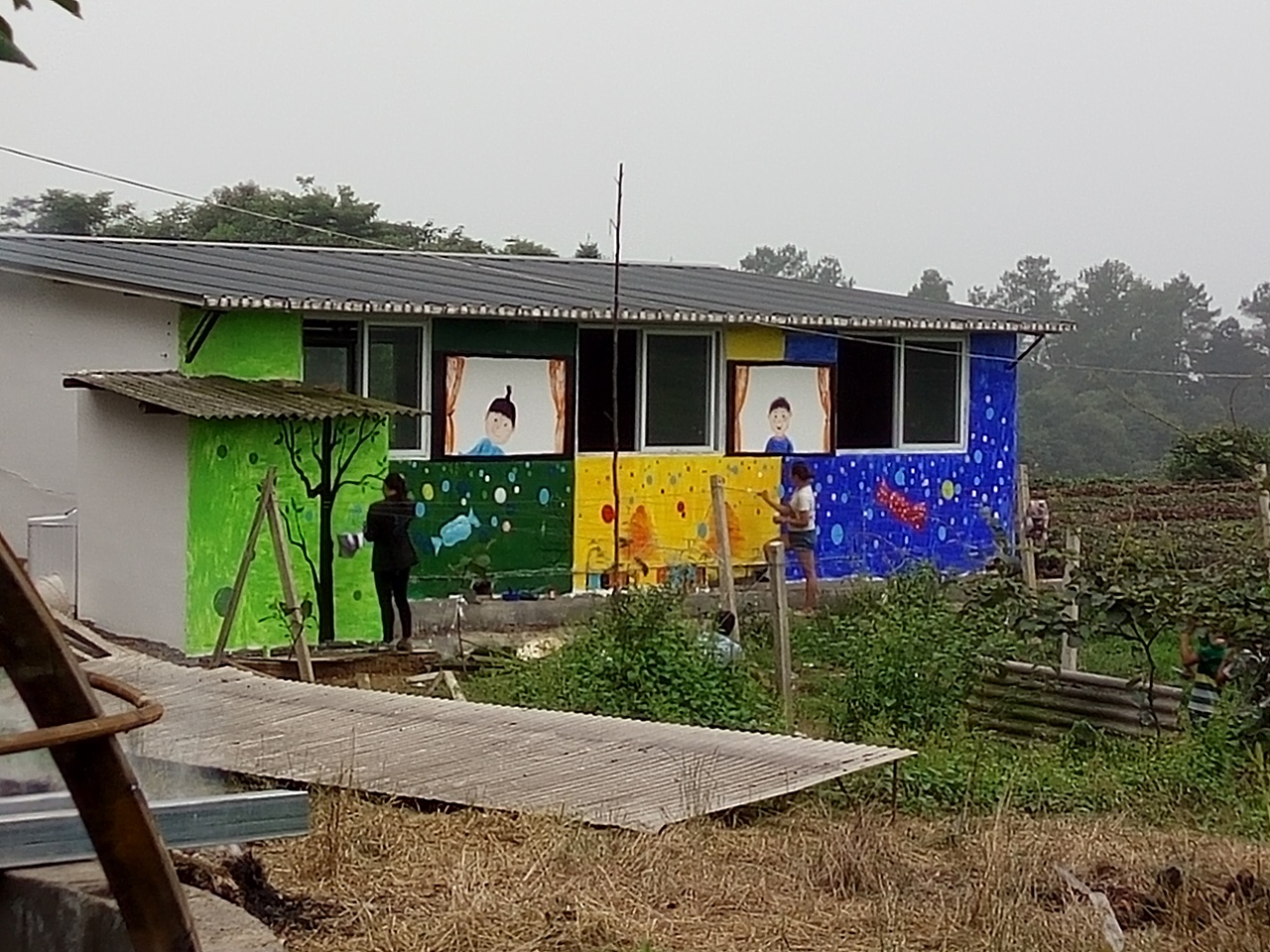 新农村文化墙,新农村墙绘,新农村壁画