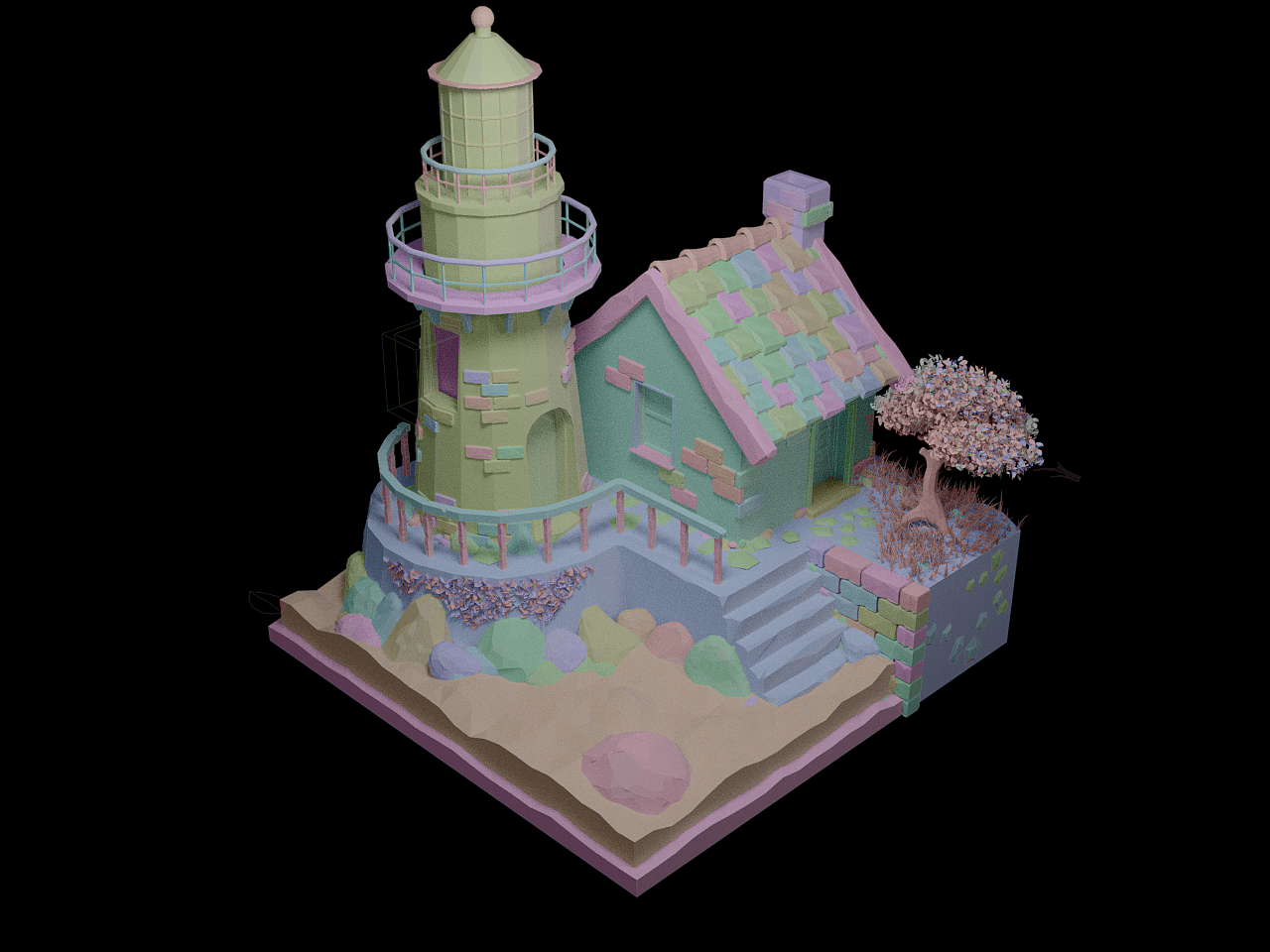 Blender练习（图ZMjA1NDQwNzQ0） - 场景 - 站酷设计师Demaner原创素材 - 站酷ZCOOL