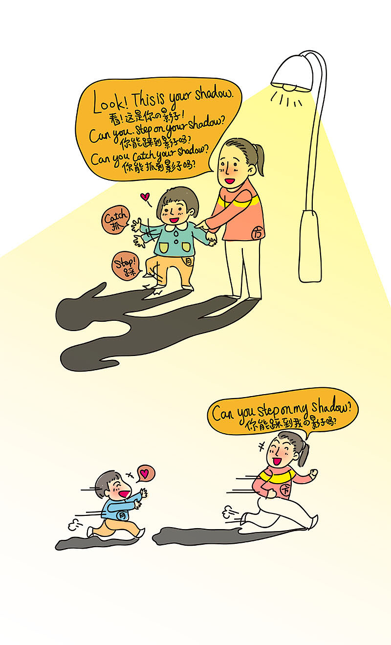 寶寶玩英語(yǔ)7（圖ZMTAwODUyMzMy） - 藝術(shù)插畫 - 站酷設(shè)計(jì)師蒲公英的頭發(fā)原創(chuàng)素材 - 站酷ZCOOL