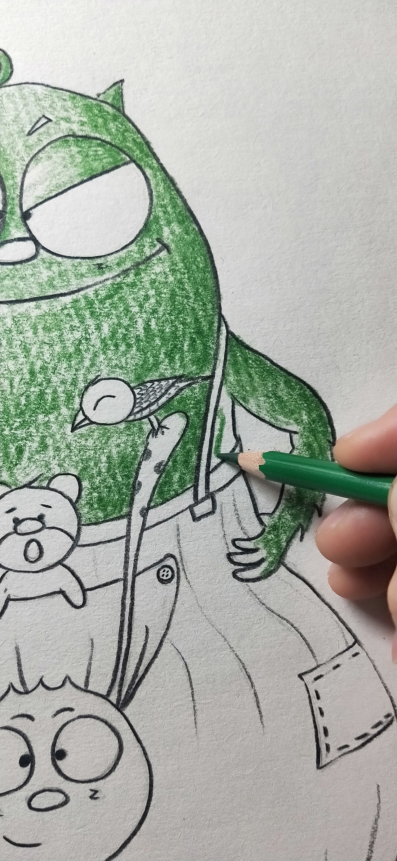 谁还没有只怪兽（图ZMjU5ODA3MzA4） - 儿童插画 - 站酷设计师柳中子原创素材 - 站酷ZCOOL