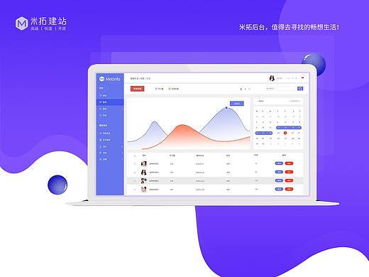 米拓后台界面设计