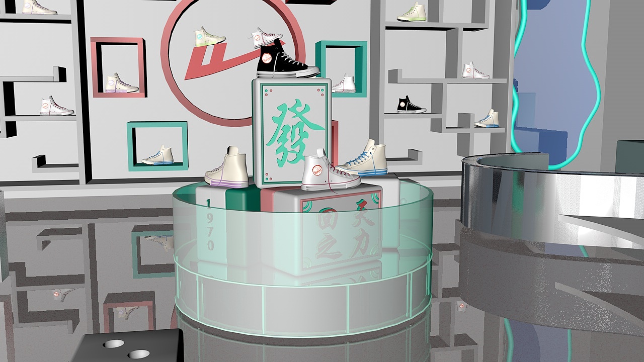 展陈设计_回力国潮快闪店|平面|其他平面|vallllllll - 原创作品