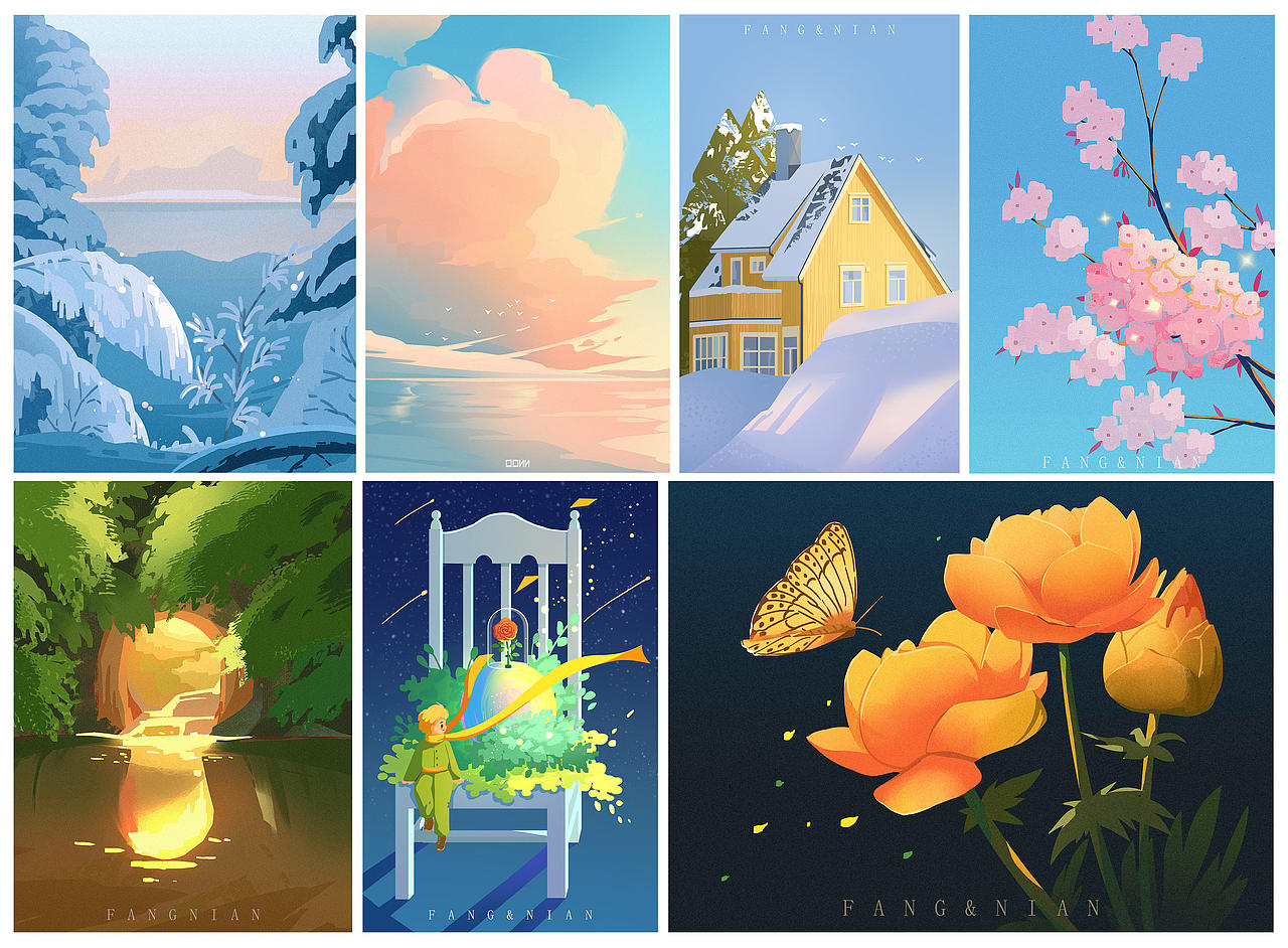 2021年插画合集（图ZMjgyOTc3MjQw） - 创作习作 - 站酷设计师方方年年原创素材 - 站酷ZCOOL