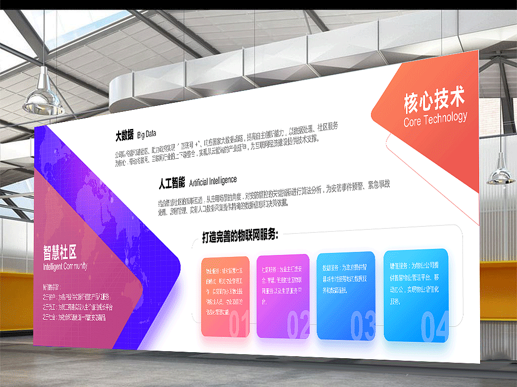 企业文化墙   展板设计