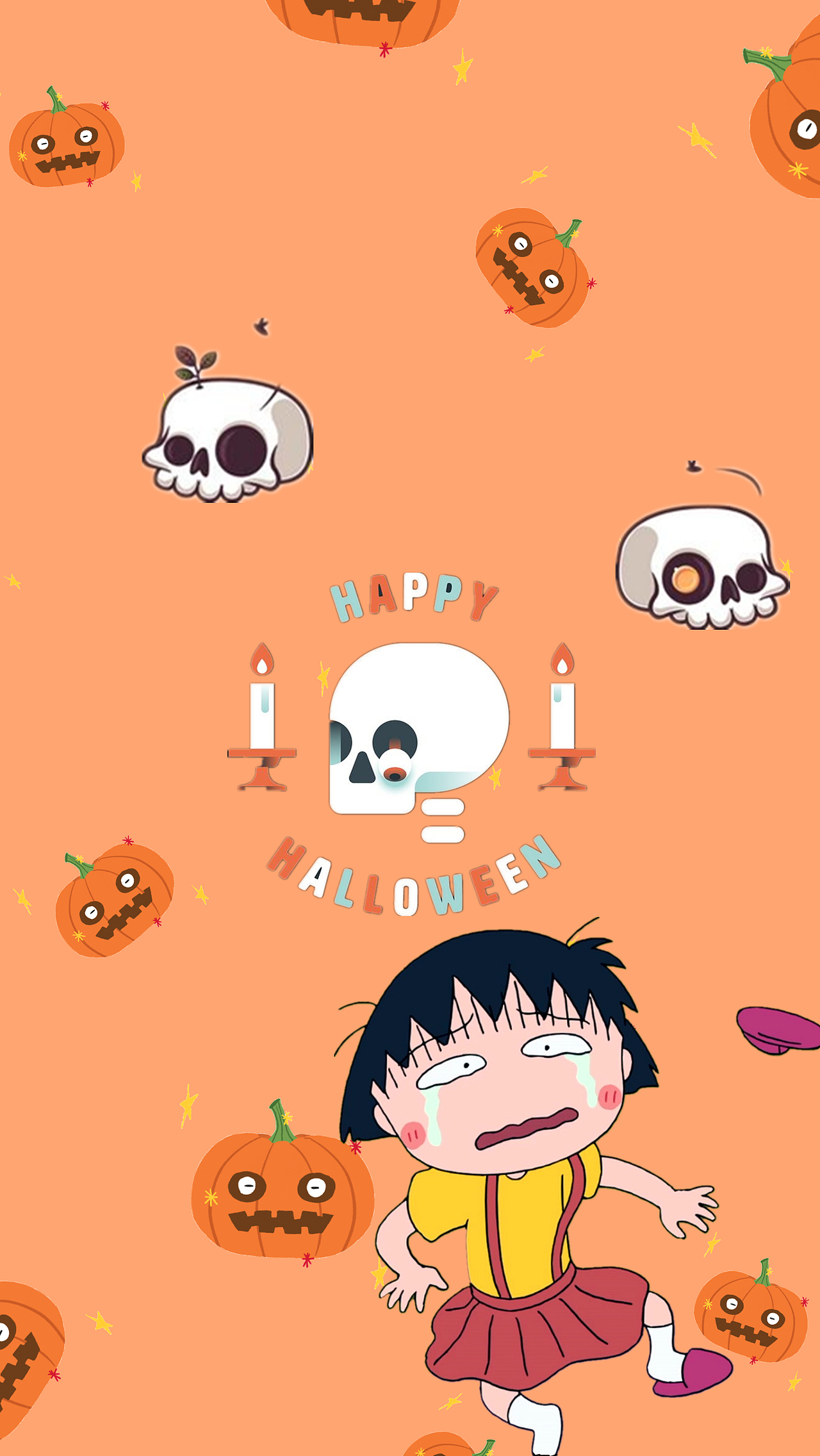 万圣节小丸子壁纸（图ZMTgxOTcxNzA4） - 其他动漫 - 站酷设计师Wiwe原创素材 - 站酷ZCOOL
