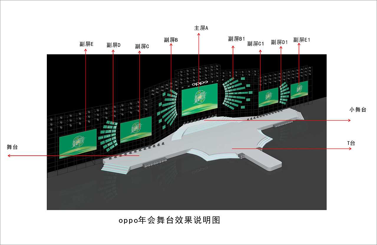 【简单专注.坚守初心】2017OPPO年会舞台