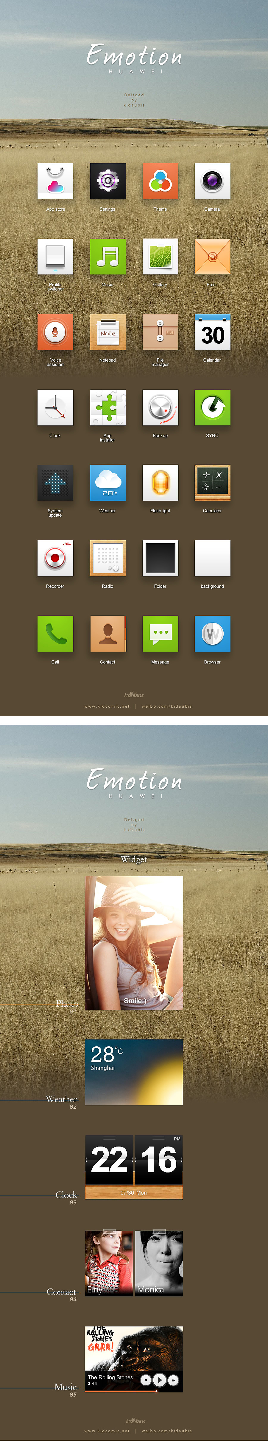 Emotion！（图ZNzM5NjU5Ng==） - 主题/皮肤 - 站酷设计师kidaubis原创素材 - 站酷ZCOOL