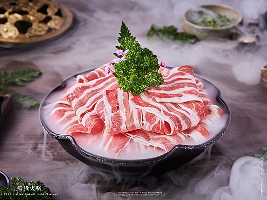 重庆火锅 鲜货火锅美食拍摄 