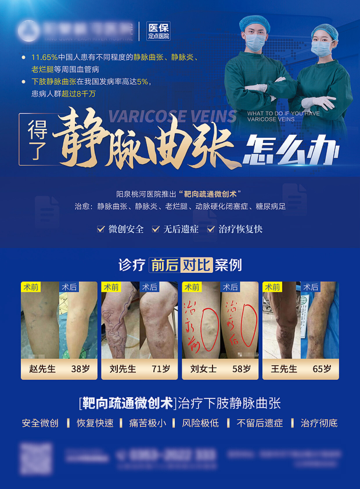 前沿！江西省中西医结合医院新技术：静脉腔内射频消融治疗下肢静脉曲张