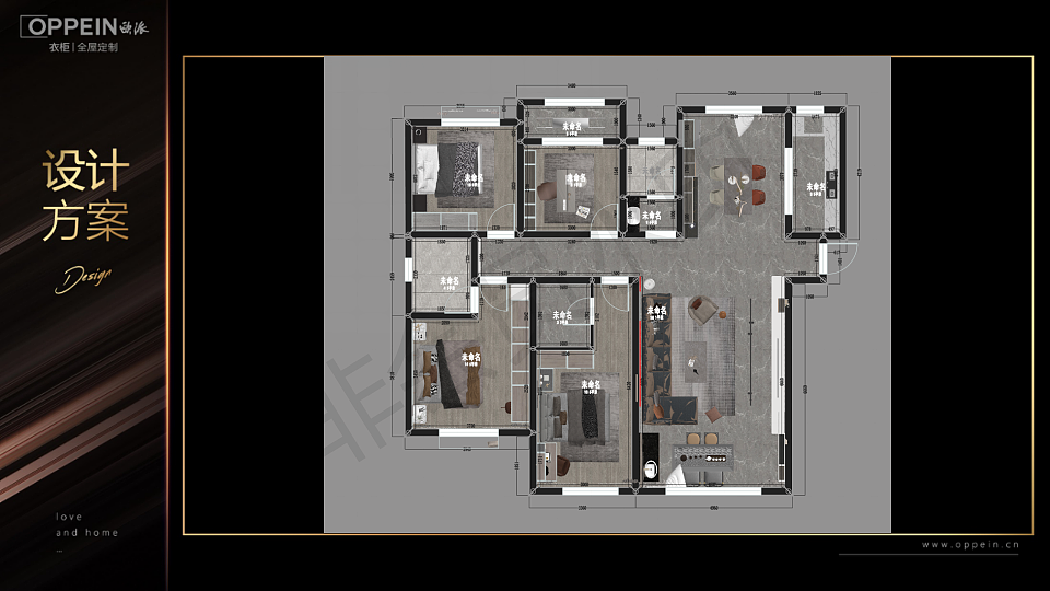 海景湾166户型轻奢（图ZMjk0NTgyNTky） - 家装设计 - 站酷设计师躲避惯原创素材 - 站酷ZCOOL