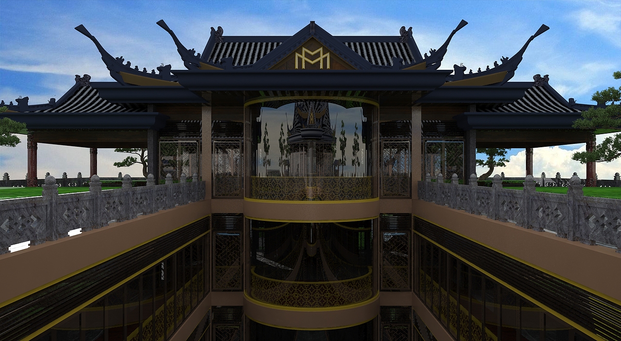 湖南自建房设计，新四合院，新中式大宅设计，（图ZMTQ5NDQwMzQ4） - 建筑/空间 - 站酷设计师狮子座设计原创素材 - 站酷ZCOOL