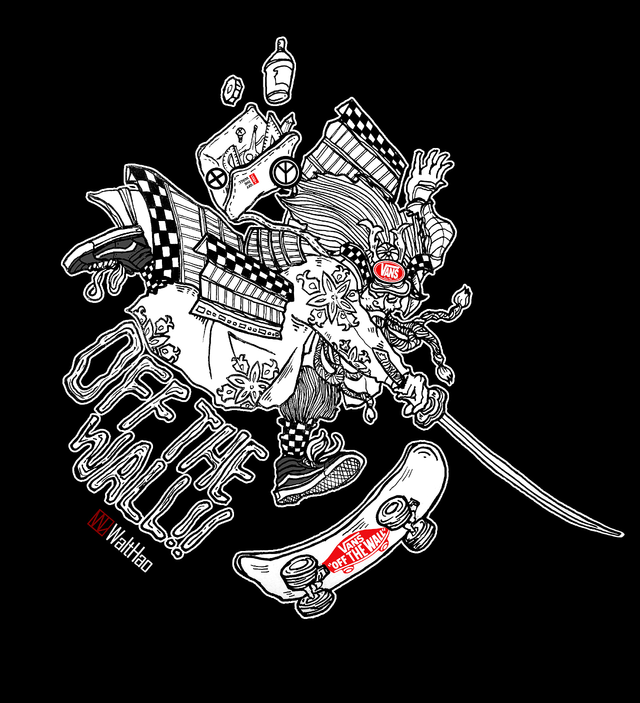 VANS#2016原创大合集#（图ZNDc1OTIwMTY=） - 商业插画 - 站酷设计师王山北原创素材 - 站酷ZCOOL