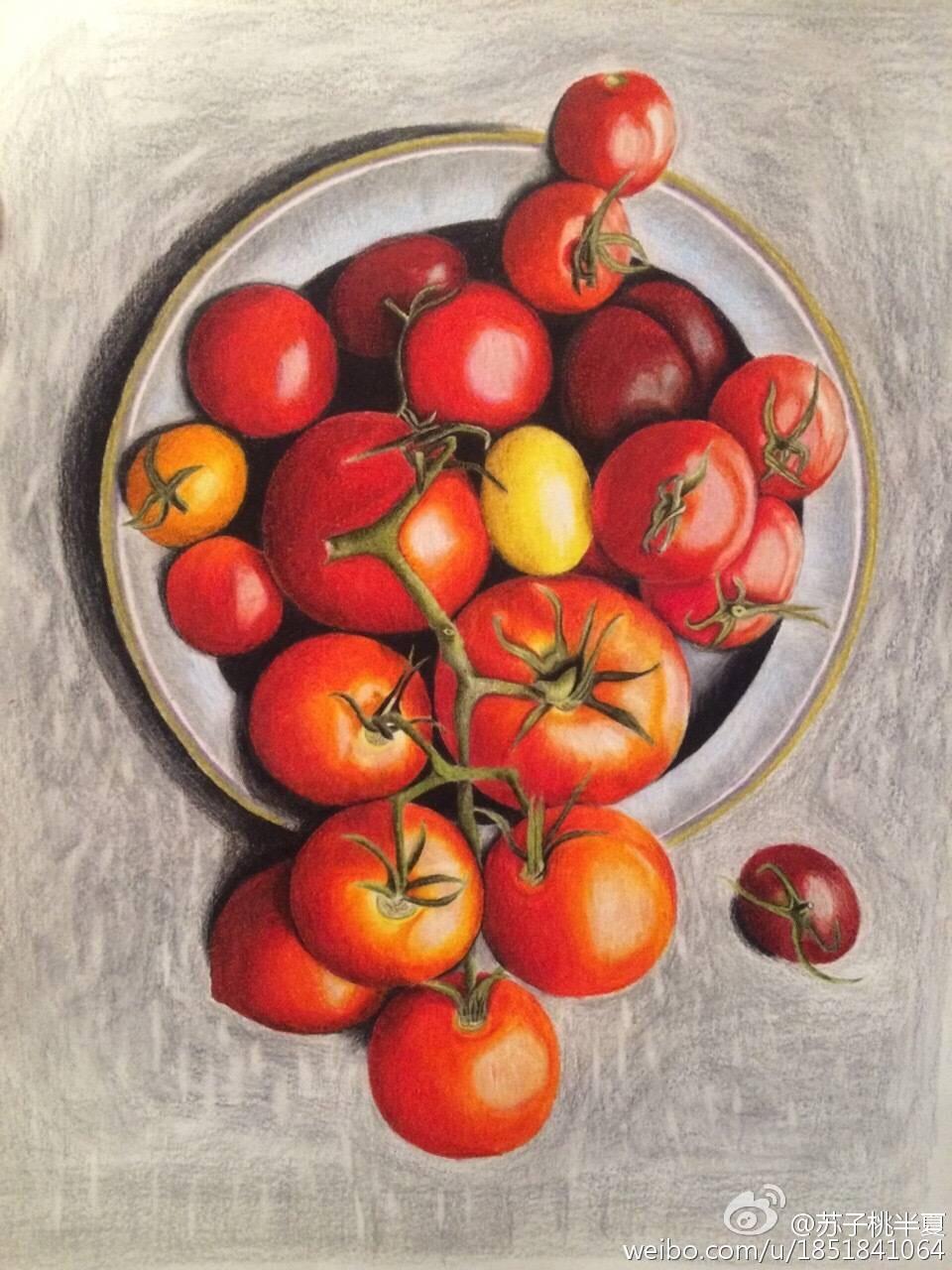 一盘西红柿