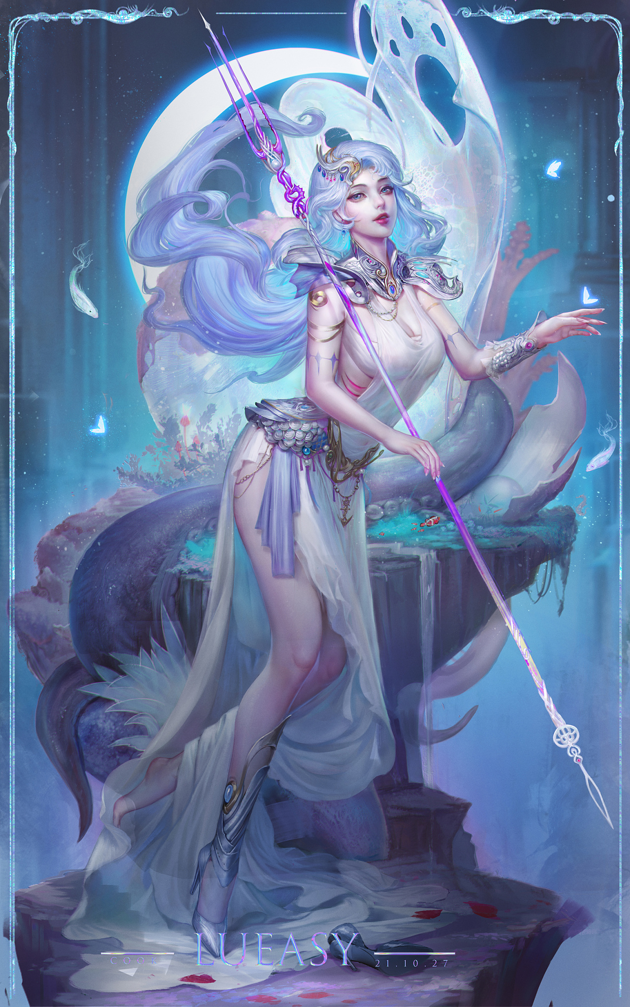 海之女神|插画|艺术插画|lueasy - 原创作品 - 站酷 (zcool)