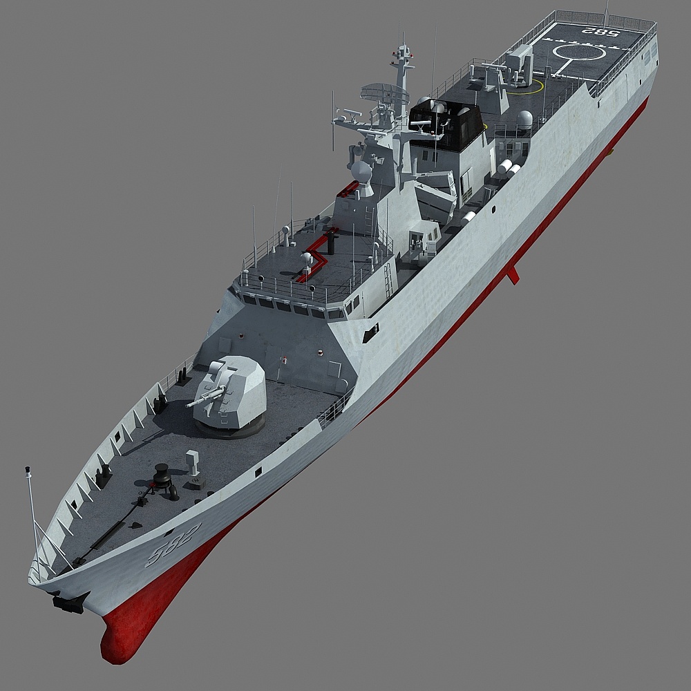 056轻型护卫舰简模加动画测试
