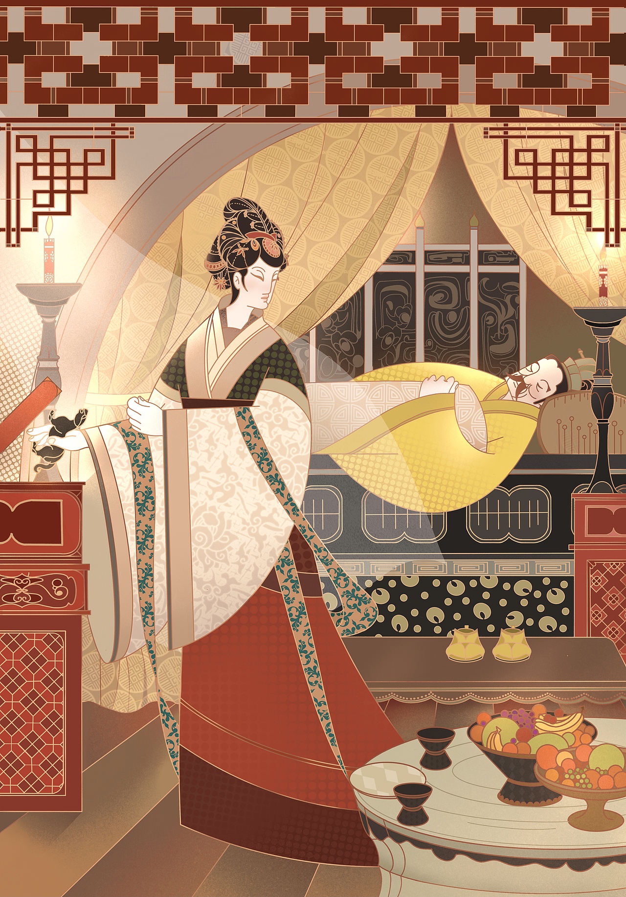 成语故事插画设计（图ZMjYxMDgyNTc2） - 新锐潮流插画 - 站酷设计师肥羊shaun原创素材 - 站酷ZCOOL