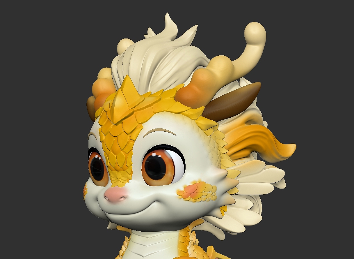 龙年 我们做了一只小龙