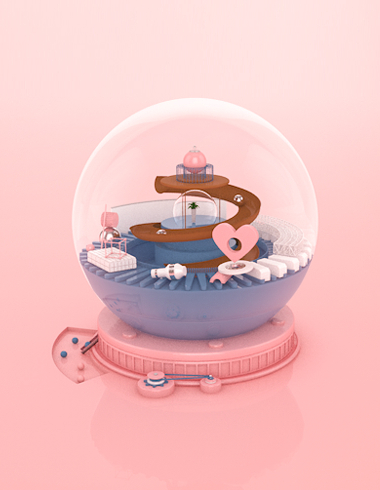 C4D、圣诞节、水晶球、3D、海报（图ZMTA5NTA2MDUy） - 海报 - 站酷设计师lYONGl原创素材 - 站酷ZCOOL