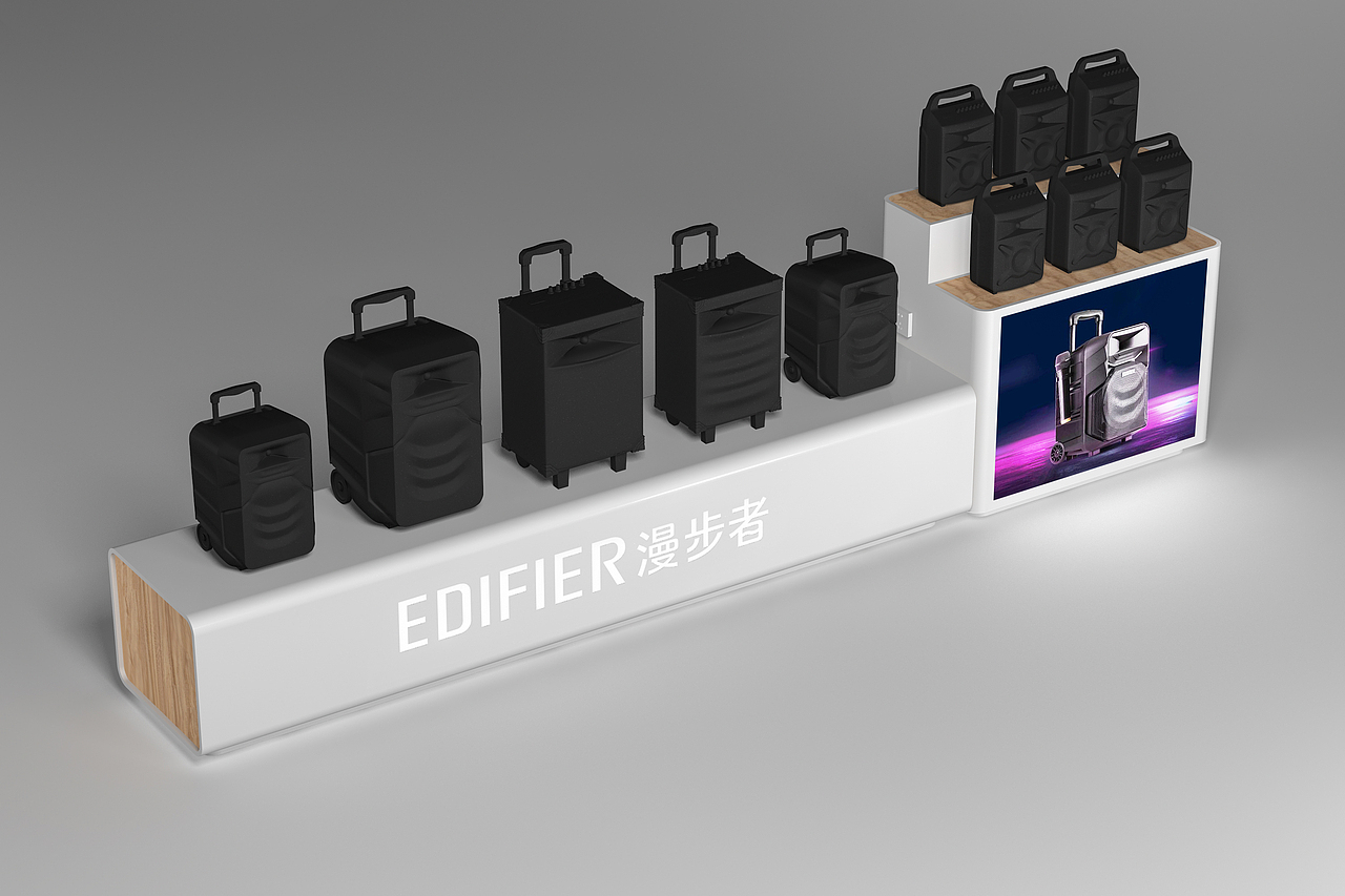 漫步者户外音响展台（图ZMjUwODEwMjQ4） - 展陈设计 - 站酷设计师暮色原创素材 - 站酷ZCOOL