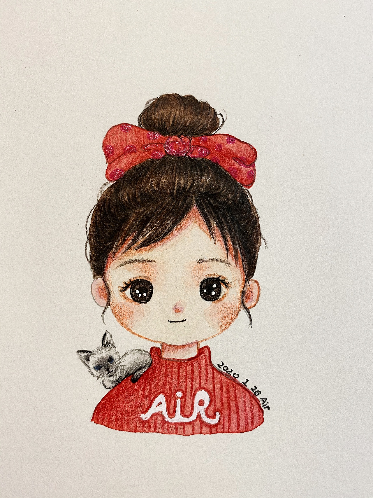 近期的手绘人物头像