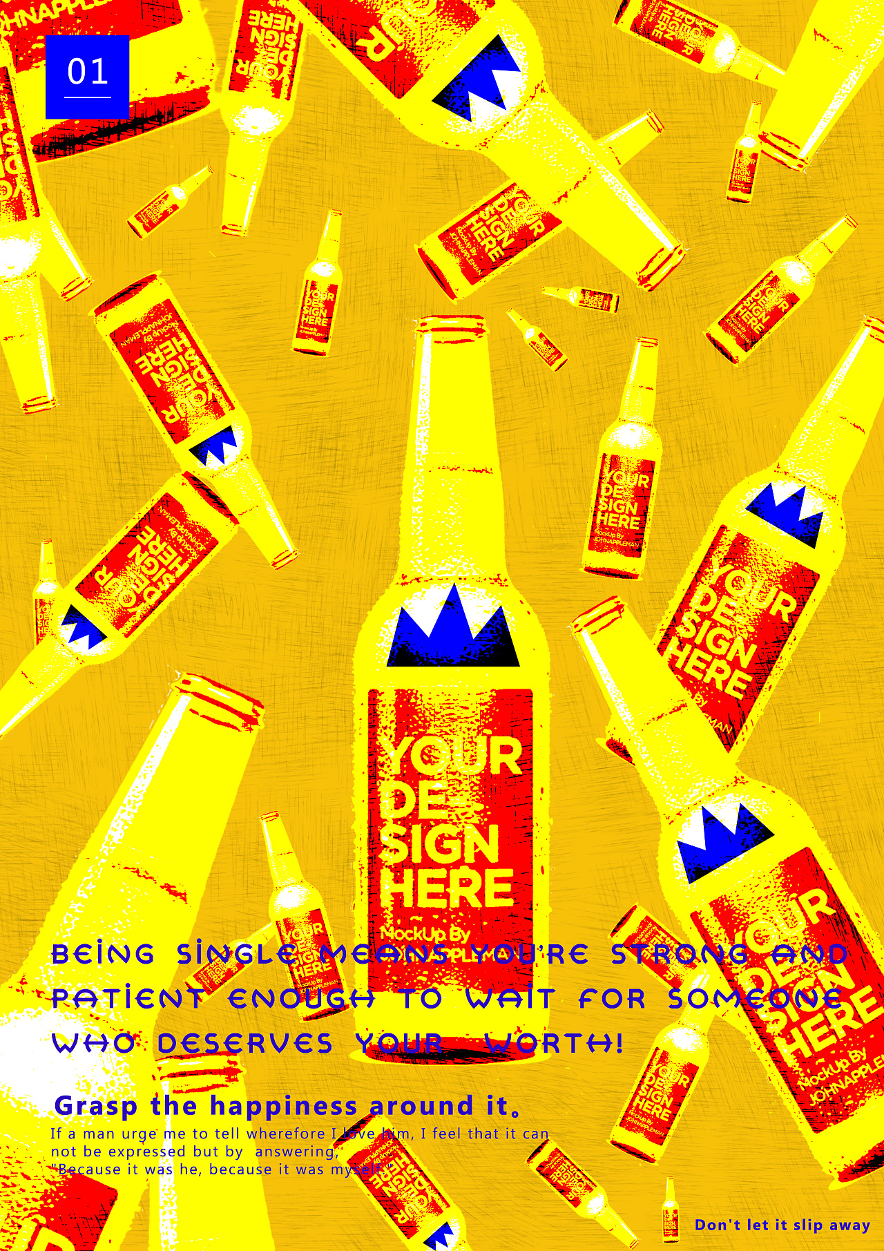 瓶子|平面|海报|hello树先生呀 - 原创作品 - 站酷 (zcool)