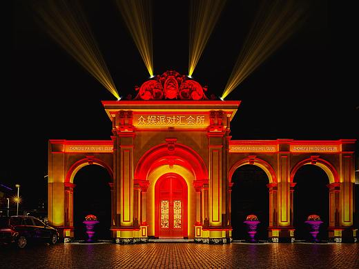 布达佩斯大饭店颜色KTV门头
