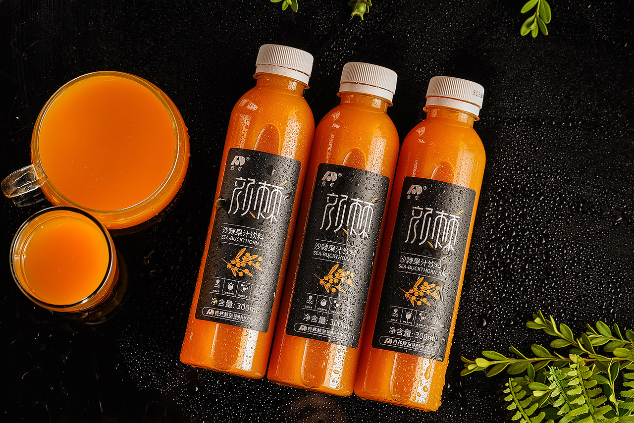 一组蜂蜜、饮料的创意拍摄