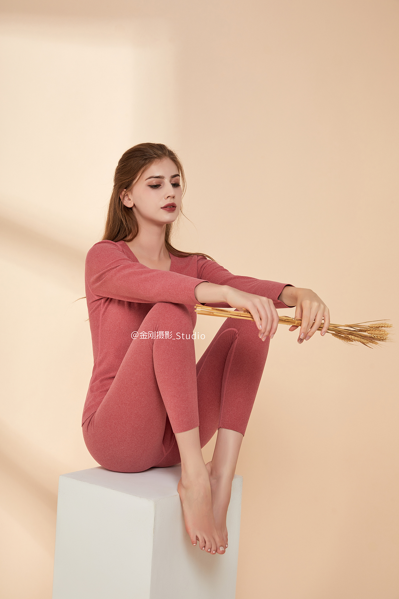 外模保暖衣拍摄