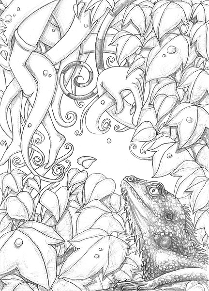 万能的线稿（图ZMzM3MTQyOA==） - 商业插画 - 站酷设计师_拈花微笑_原创素材 - 站酷ZCOOL