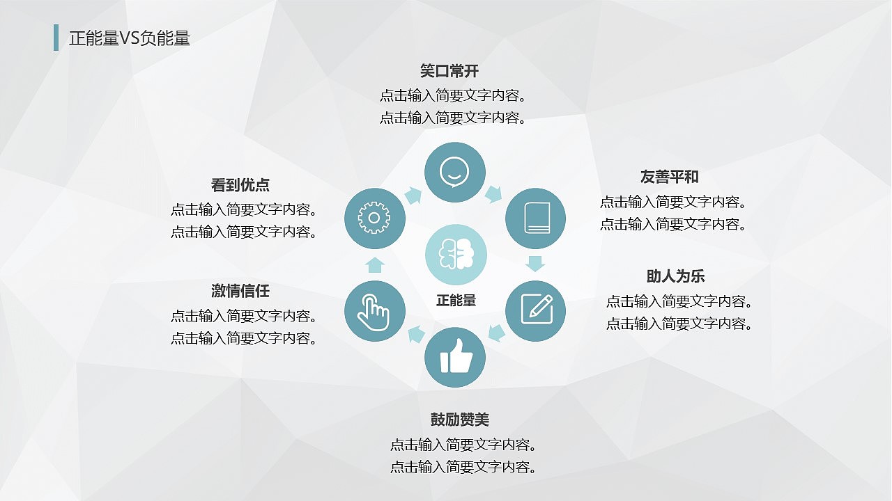 微立体简洁企业员工培训唤醒正能量PPT模板（图ZMTgxMzA0OTI0） - PPT/Keynote - 站酷设计师办公资源网原创素材 - 站酷ZCOOL