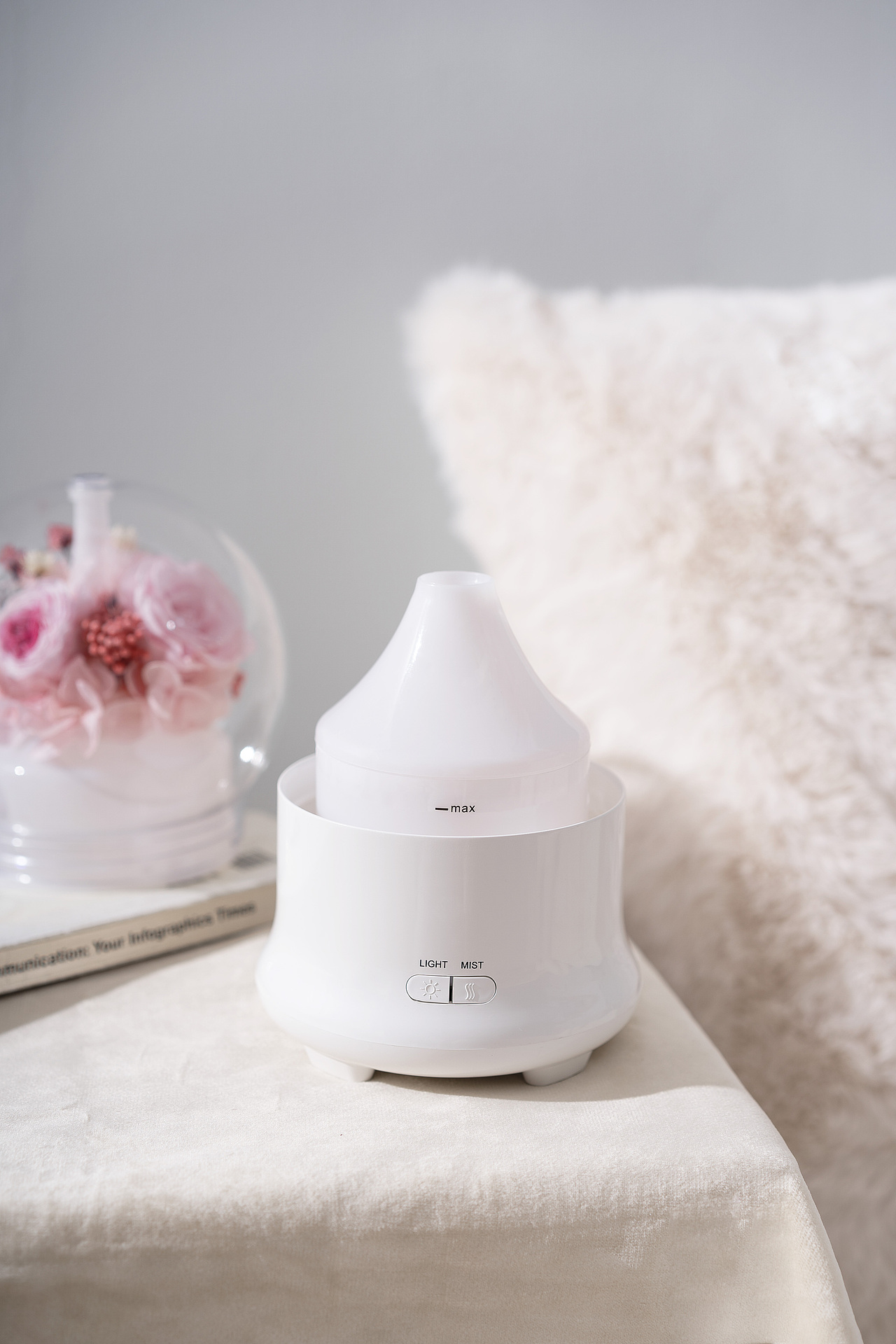 永生花加湿器｜浪漫粉（图ZMjg3MTI5OTAw） - 产品摄影 - 站酷设计师你袜子姐原创素材 - 站酷ZCOOL