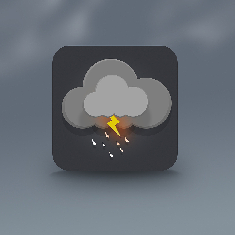 UI图标练习-下雨天和游泳圈（图ZMTIyNTA0Njky） - 图标 - 站酷设计师米亚miamia原创素材 - 站酷ZCOOL