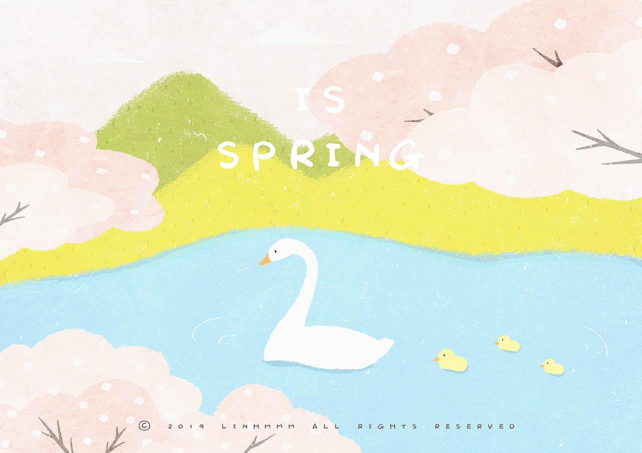 IS SPRING（图ZMTU3OTEzOTA4） - 创作习作 - 站酷设计师LINHMMM原创素材 - 站酷ZCOOL