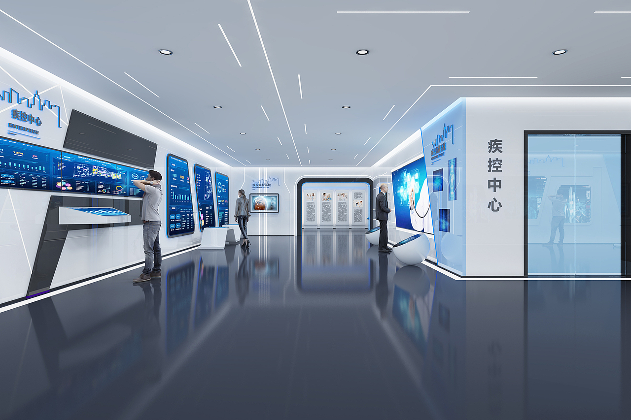 疾控中心科技展厅（图ZMTcyNjY0OTMy） - 家装设计 - 站酷设计师少女Akihi原创素材 - 站酷ZCOOL
