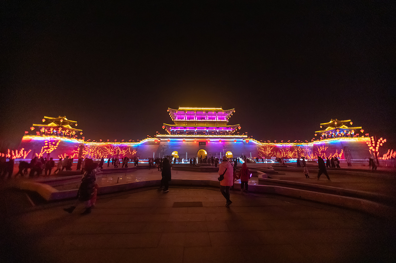 过年魏祠看花灯