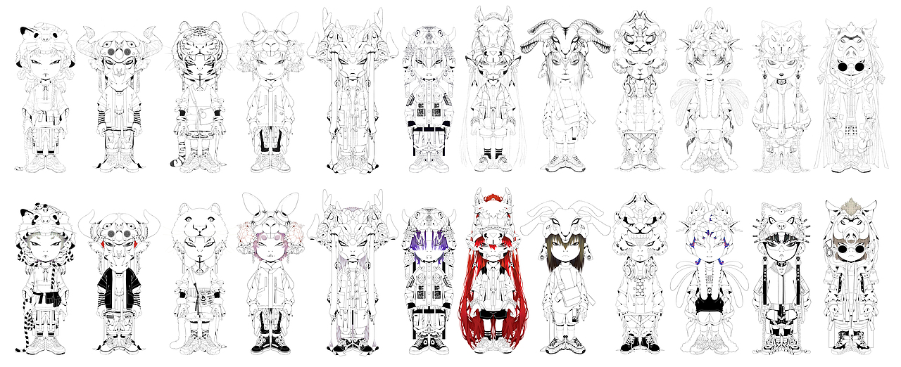 小力之《十二生肖》