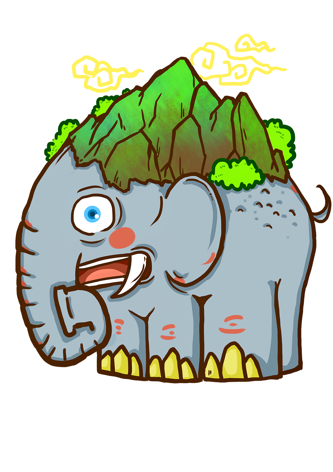 象鼻山吉祥物设计