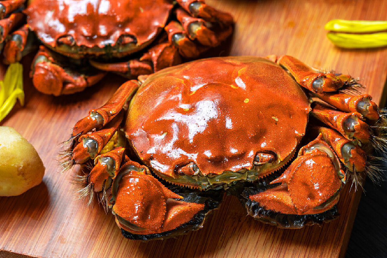大闸蟹 大螃蟹 美食食品拍摄 商业摄影 大潘摄影_金光高照-站酷ZCOOL