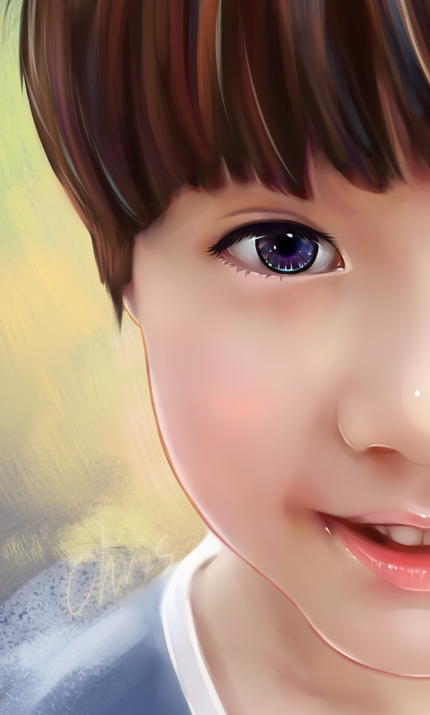 照片转手绘头像习作1（图ZNDA1MTczNzI=） - 创作习作 - 站酷设计师东DOM原创素材 - 站酷ZCOOL