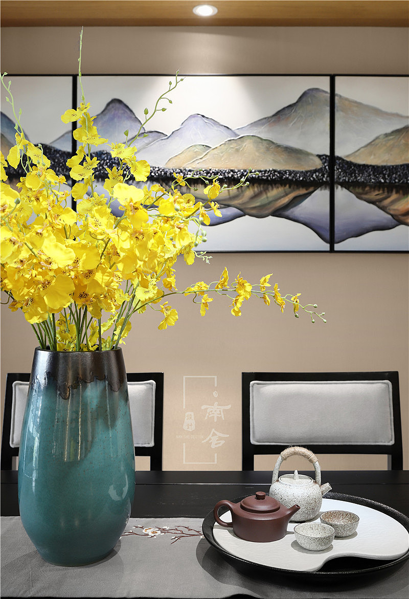 南舍空间新作《白描》——恒辉假日广场新中式实景（图ZOTg2MTgxNTI=） - 家装设计 - 站酷设计师吴艳丽原创素材 - 站酷ZCOOL