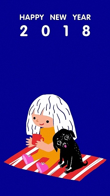 2018 狗年手机壁纸（图ZMTAyNDAwNDUy） - 创作习作 - 站酷设计师鸦科大佬原创素材 - 站酷ZCOOL