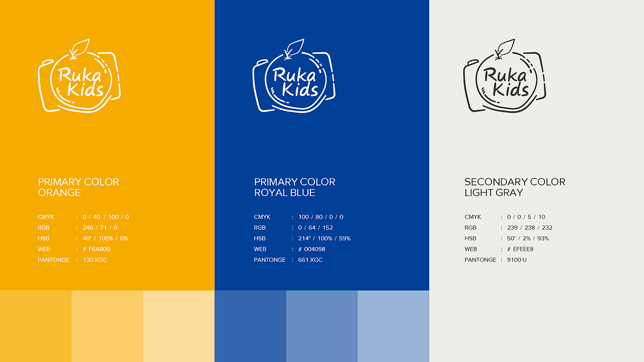 Ruka Kids儿童摄影品牌设计提案