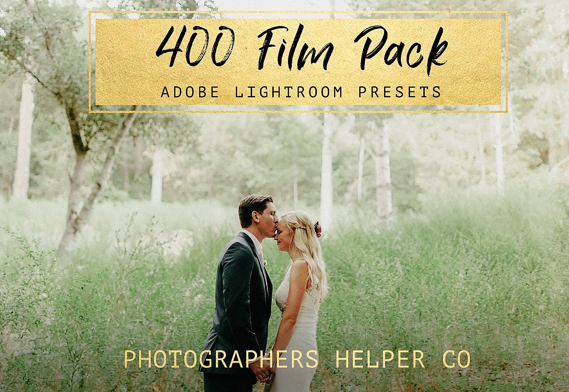 【P445】用于婚礼和肖像的400胶卷色调Lightroom预设400 Film LR Preset Pack