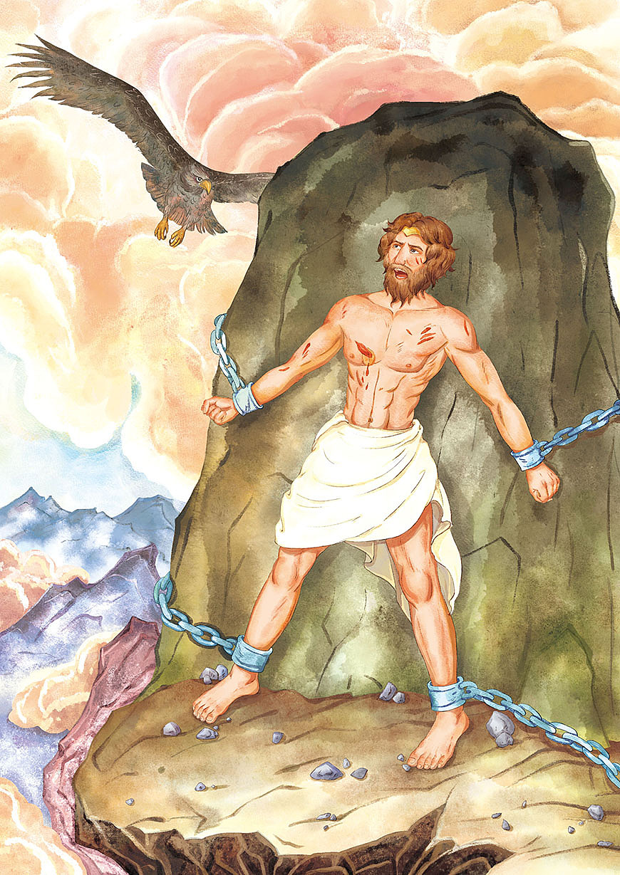 给甲方绘制的中外神话插图北京/插画师/4年前/4263浏览季de插画