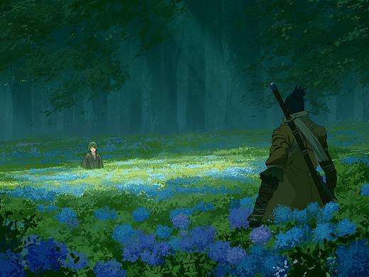 只狼-竹林坡繡球花田（個(gè)人主頁(yè)-ZMzkyNzQ4MTI=） - 創(chuàng)作習(xí)作 - 站酷設(shè)計(jì)師liuying1994原創(chuàng)素材 - 站酷ZCOOL