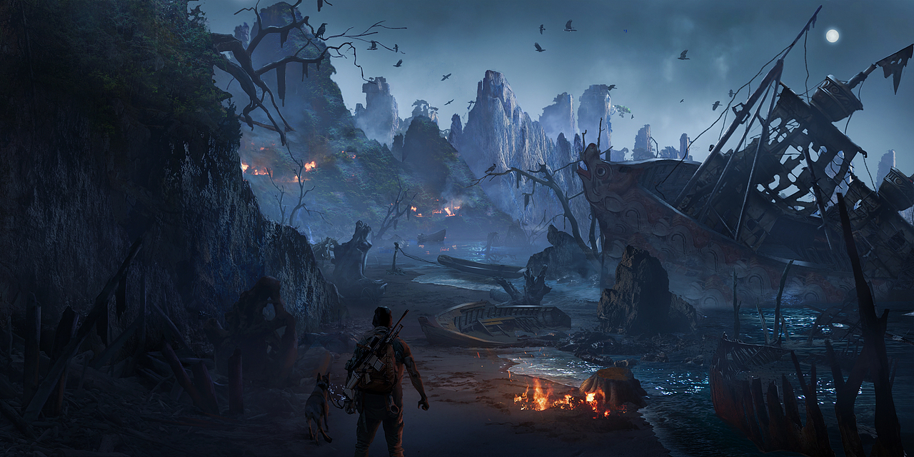 沉船（图ZMjk2NTA2OTE2） - 概念设定 - 站酷设计师罗杰d原创素材 - 站酷ZCOOL