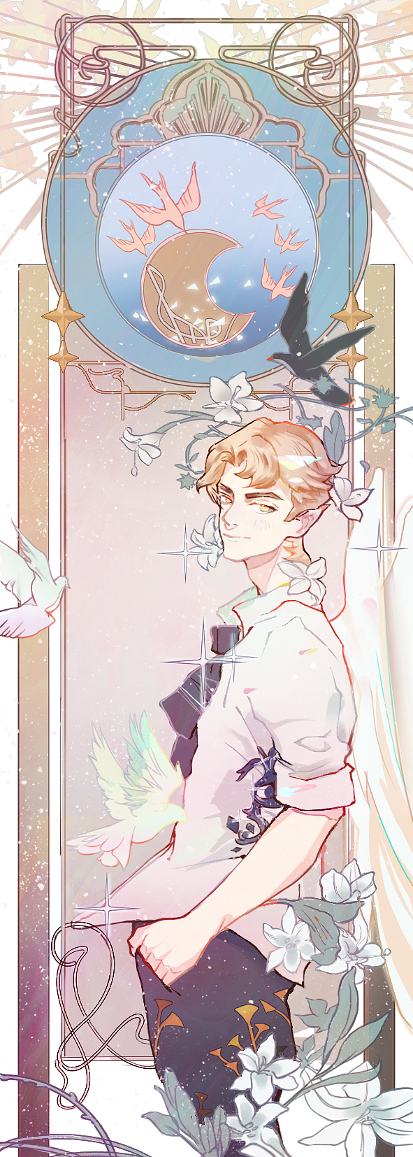 书签插画绘制（图ZMTc4MzU2NTky） - 创作习作 - 站酷设计师小支同學原创素材 - 站酷ZCOOL