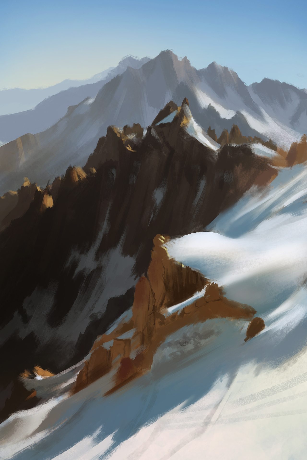 场景速图练习|插画|游戏原画|咕噜牛dzf - 原创作品 - 站酷 (zcool)