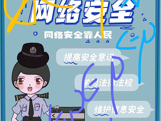 网络安全主题海报